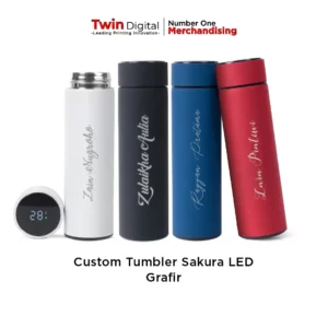 Tumbler Sakura LED Grafir