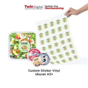 Custom Stiker Label Vinyl A3+