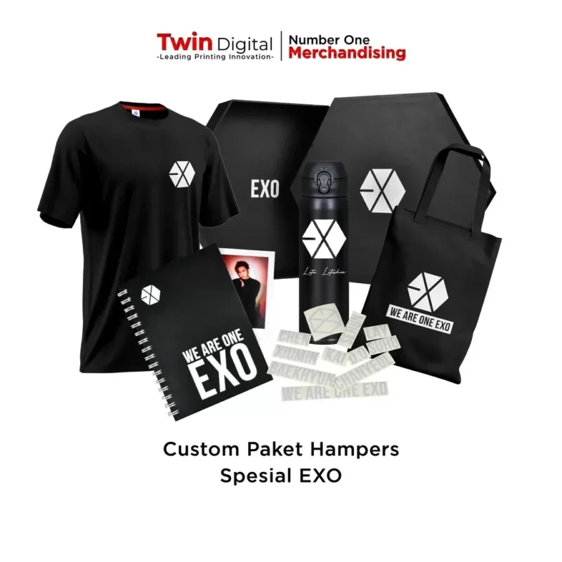 Kpop Merch Set Box Hampers EXO 300 Ribuan - Twin Digital