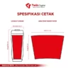 tumbler insert paper custom twin digital printing