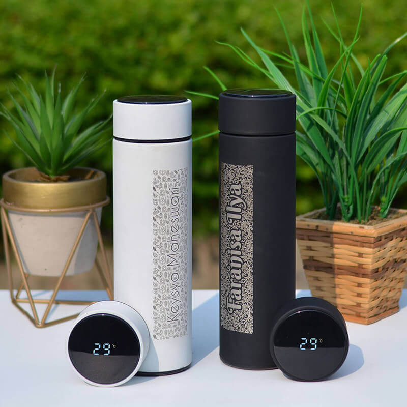 tumbler pengukur suhu twin digital printing