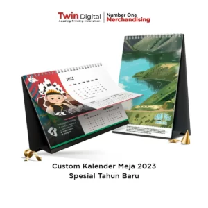 Custom Kalender Meja 2023 Spesial Tahun Baru