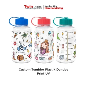 Custom Tumbler Plastik Dundee Print UV