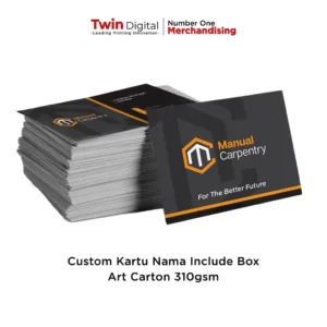 Cetak Kartu Nama Custom Ekonomis Murah - Kartu Nama AC 310 gsm