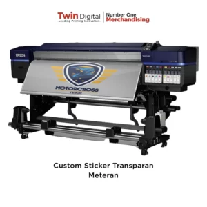 Sticker Transparan Meteran Murah