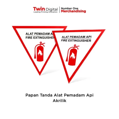 Rambu Apar / Papan Tanda Alat Pemadam Api - Twin Digital