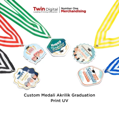 Kalung Medali Wisuda Custom Desain Terbaru & Harga Termurah