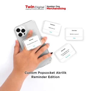 Popsocket Akrilik Custom Reminder