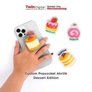 Popsocket Akrilik Custom Dessert Berry