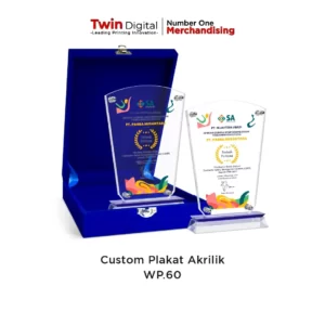 Plakat Akrilik Jepit Premium + Hard Box Bludru - Twin Digital