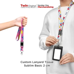 Custom Lanyard Tissue Sublim Basic 2 cm