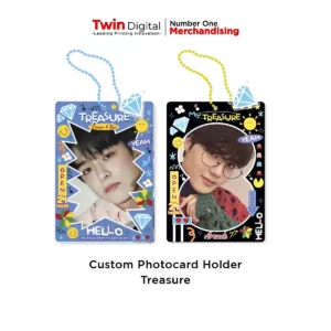 Custom Photocard Holder Akrilik 2 Sisi + Gantungan Kunci Treasure