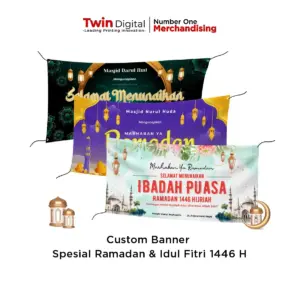 Custom Banner Spesial Ramadan & Idul Fitri 1446 H