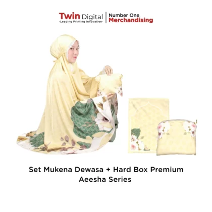 Model Mukena Terbaru Set Mukena Dewasa Aeesha Series Free Pouch