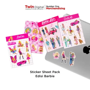 Sticker Sheet Pack Edisi Barbie