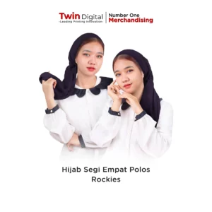 Hijab Segi Empat Polos Rockies