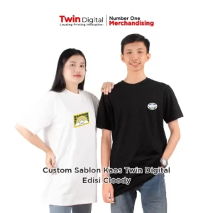 Custom Sablon Kaos TD Edisi Cloody