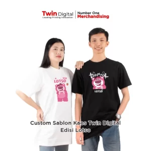 Custom Sablon Kaos TD Edisi Lotso