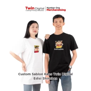 Custom Sablon Kaos TD Edisi Shinchan