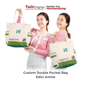 Custom Carryall Bag Kanvas Sublim Edisi Anime