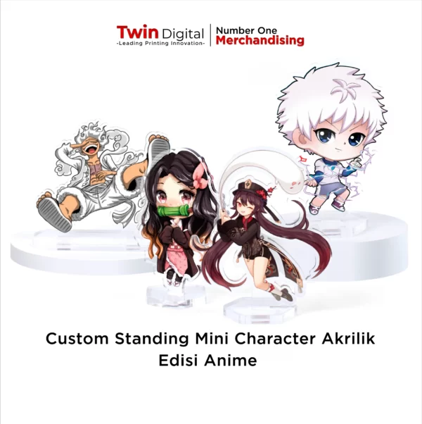 Standing Akrilik Mini Karakter Edisi Anime
