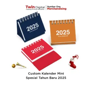 Custom Kalender Mini 2025 Spesial Tahun Baru