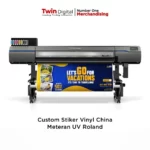 Custom Sticker Vinyl China Meteran UV Roland