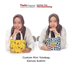 Custom Mini ToteBag Kanvas Sublim