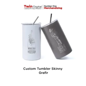 Custom Tumbler Skinny Grafir