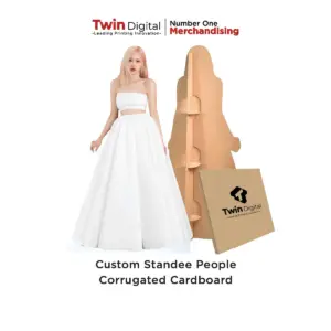 Custom Human Standee People Corrugated Carboard