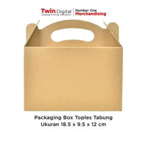 Packaging Box Toples Tabung Ukuran 18,5 x 9,5 x 12 cm