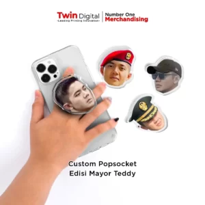 Custom Popsocket Akrilik Edisi Mayor Teddy