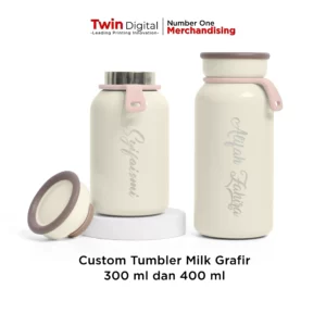 Custom Tumbler Milk Grafir