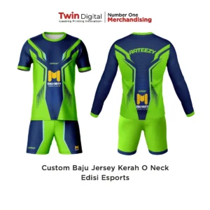 Custom Baju Jersey Kerah O Neck Edisi Esports