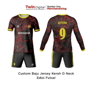 Custom Baju Jersey Kerah O Neck Edisi Futsal