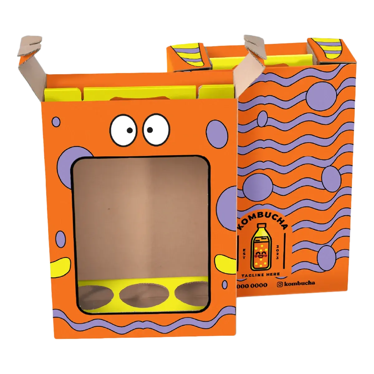 Handle Bottle Box