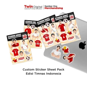Custom Sticker Sheet Pack Edisi Timnas Indonesia