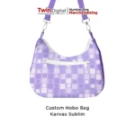 Custom Hobo Bag Kanvas Sublim
