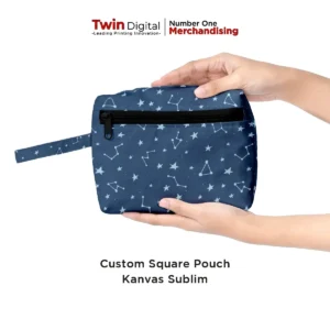 Custom Square Pouch Kanvas Sublim SPH.1