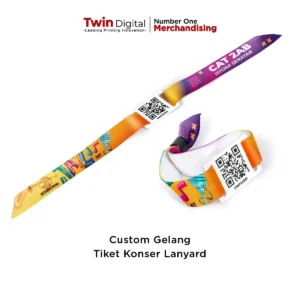 Custom Gelang Tiket Konser Lanyard