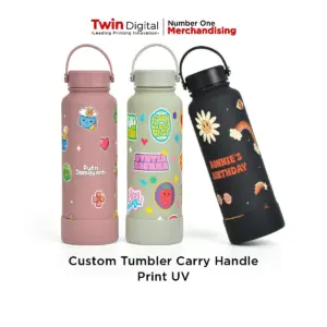 Custom Tumbler Carry Handle Print UV
