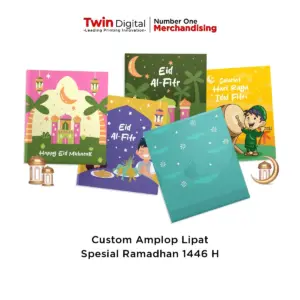 Custom Amplop Lipat Spesial Ramadan 1446 H
