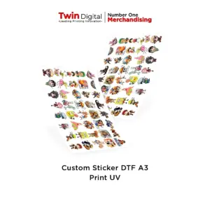 Custom Sticker DTF A3+ Print UV