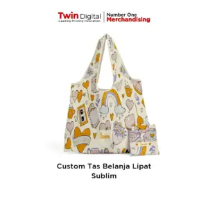 Custom Tas Belanja Lipat Taslan Sublim