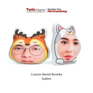 Custom Bantal Boneka Sublim