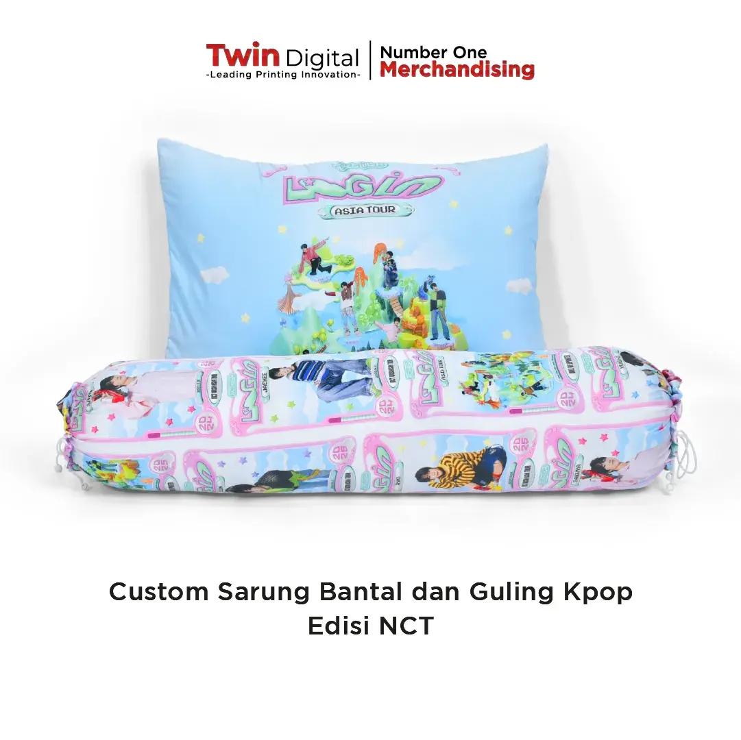 Custom Sarung Bantal dan Guling Kpop Edisi NCT