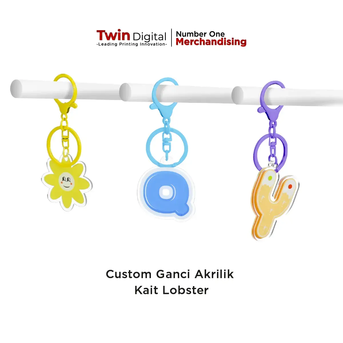 Custom Ganci Akrilik Kait Lobster