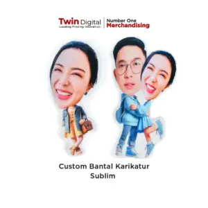 Custom Bantal Karikatur Sublim