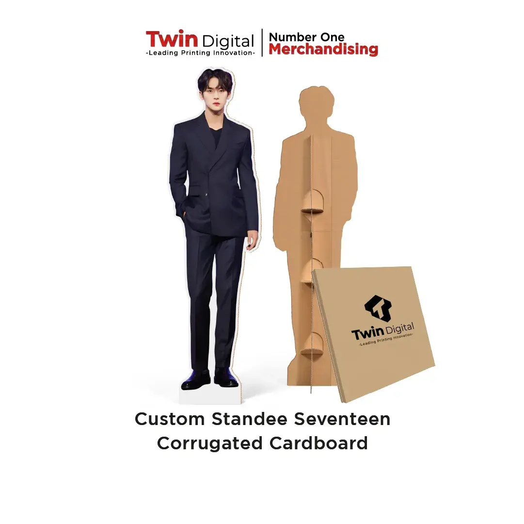 Custom Standee Seventeen Corrugated Cardboard