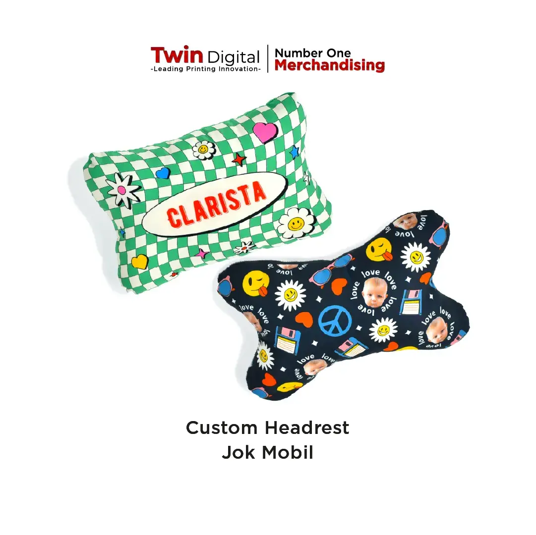 Custom Headrest Jok Mobil